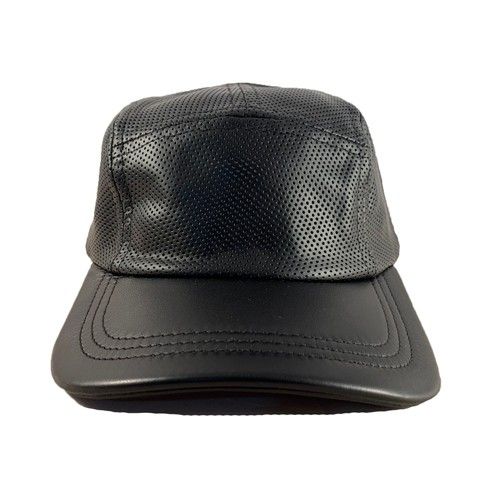 Leather Mesh 5 Panel Cap – Hatworx