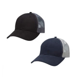 Lo-Pro Mesh Trucker Cap Hatworx NZ black/charcoal navy/silver