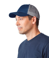 Lo-Pro Mesh Trucker Cap Hatworx NZ navy/silver