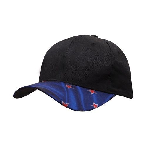 NZ Waving Flag Poly-Twill Cap