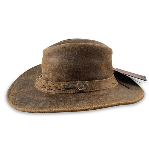 Outback Ridge Leather Hat Hatworx NZ