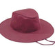 Poly Cotton Slouch Hat Hatworx NZ maroon