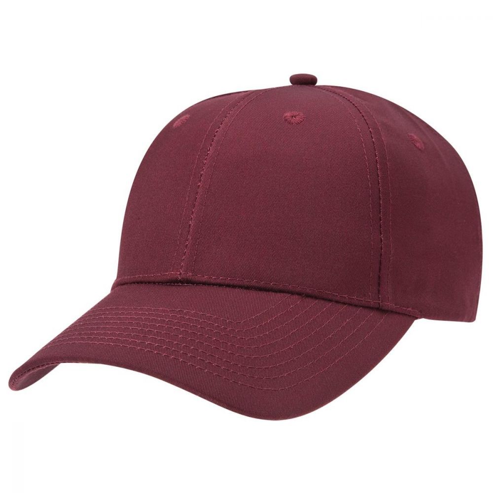 Poly Viscose Cap Hatworx NZ maroon