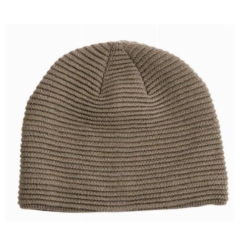 Hatworx Raised Cable Knit Beanie NZ taupe