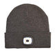 Rechargeable LED Headlight Beanie Torch on Charcoal NZ