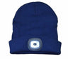 Rechargeable LED Headlight Beanie Torch on Navy NZ