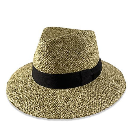 Hatworx Seagrass Style Open Weave Fedora NZ