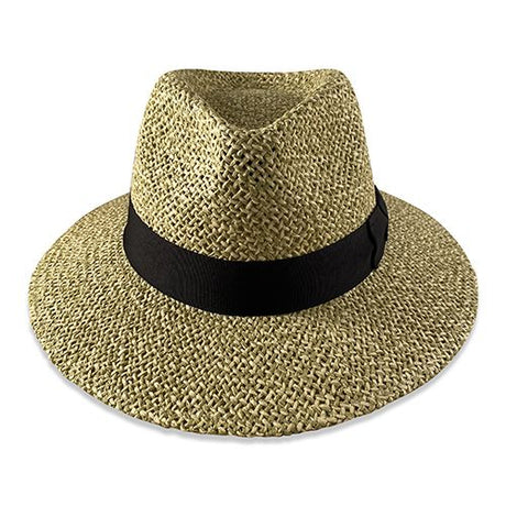 Hatworx Seagrass Style Open Weave Fedora NZ