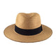 Hatworx Tan Widebrim Black Band Fedora NZ