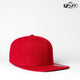 Uflex Kids' 6 Panel Flat Peak Snapback Hatworx NZ red