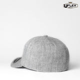 Uflex Kids' Pro Style 6 Panel Fitted cap Hatworx NZ grey