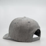 Uflex Pro Style 5 panel Snapback Hatworx NZ grey