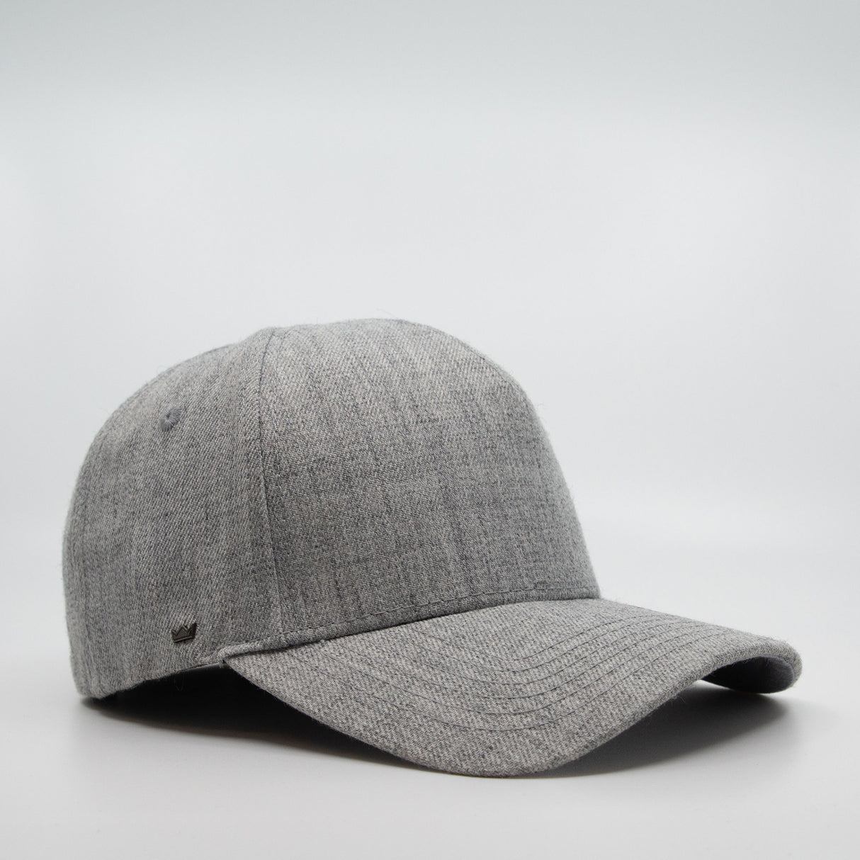 Uflex Pro Style 5 panel Snapback Hatworx NZ grey melange