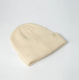 Hatworx Uflex Short Skull Cable Knit Beanie NZ cream