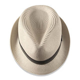 White STITCH trilby Hatworx NZ