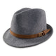 Wool Felt Trilby Hatworx NZ Grey Marle