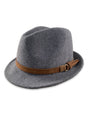 Wool Felt Trilby Hatworx NZ Grey Marle