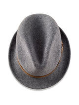 Wool Felt Trilby Hatworx NZ Grey Marle