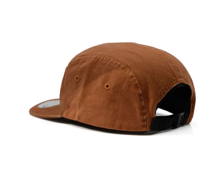 Uflex Washed Cotton 5 Panel Cap copper strap