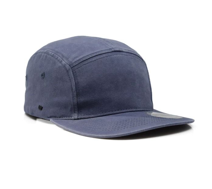 Uflex Washed Cotton 5 Panel Cap blue jean