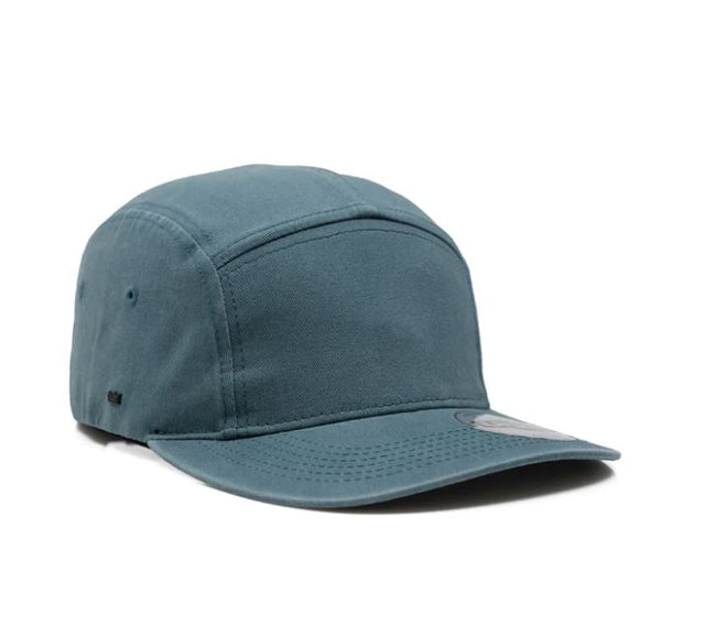 Uflex Washed Cotton 5 Panel Cap green slate