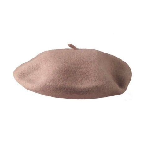 Hatworx Classic Wool Beret Buy Online NZ soft pink